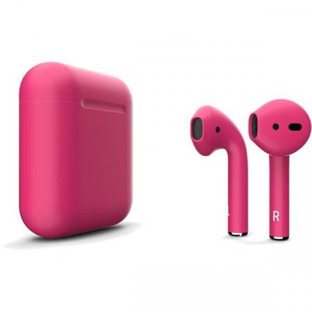 Apple AirPods (New Super Pink) Беспроводные наушники в футляре с возможностью беспроводной зарядки