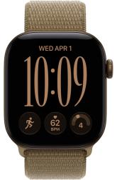 Умные часы Apple Watch Series 12 46mm Dark Bronze Aluminum Case with Sport Loop Olive