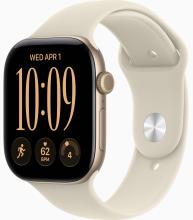 Apple Watch Series 12 42mm Light Gold Aluminum Case with Sport Band Sand