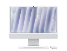 Моноблок Apple iMac 24 Retina 4,5K (M4, 10C CPU/10C GPU, 2024), 16 Гб, 512 Гб SSD, серебристый