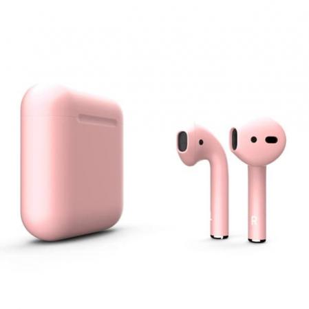Apple AirPods (New Pink Flamingo) Беспроводные наушники в футляре с возможностью беспроводной зарядки