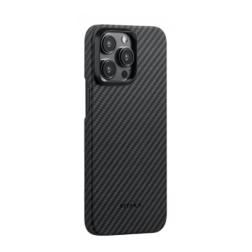 Чехол Pitaka MagEZ Case 4 для iPhone 15 Pro Черно-серый