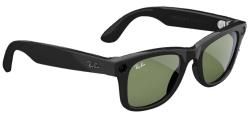 Умные очки Ray Ban Meta Wayfarer (Gen2) RW4012, Shiny Black/G15 Green (8056262721339)