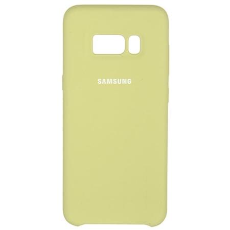 Чехол накладка Silicone Cover Samsung S8( Lime)