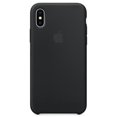 Чехол для iPhone X Силиконовый , цвет (Black)