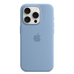 Чехол iPhone 15 Pro Silicone Case with MagSafe - Winter Blue