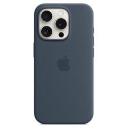 Чехол iPhone 15 Pro Silicone Case with MagSafe - Storm Blue
