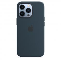Силиконовый чехол MagSafe для iPhone 13 Pro Max, цвет «синий омут»