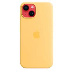 Силиконовый чехол MagSafe для iPhone 14 Plus - Sunglow (MPTD3ZM/A)