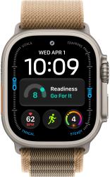 Apple Watch Ultra 4 (2026) 49mm Natural Titanium Case with Desert Alpine Loop Medium
