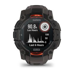 Умные часы Garmin Instinct 3 50mm Solar, черный с угольно-черным ремешком (010-02935-00)