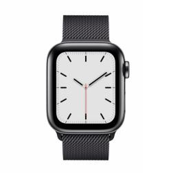 Apple Watch S5 40mm (Cellular) Space Black Stainless Steel / Black Milanese Loop