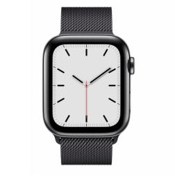Apple Watch S5 44mm (Cellular) Space Black Stainless Steel / Black Milanese Loop