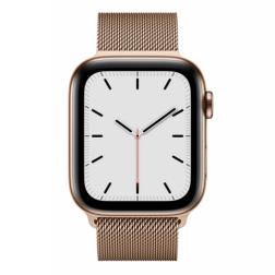 Apple Watch S5 44mm (Cellular) Gold Stainless Steel / Gold Milanese Loop