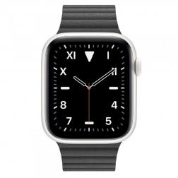 Apple Watch S5 44mm (Cellular) White Ceramic Case / Black Leather Loop
