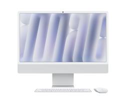 Моноблок Apple iMac 24 Retina 4,5K (M4, 10C CPU/10C GPU, 2024), 16 Гб, 256 Гб SSD, серебристый MWUU3