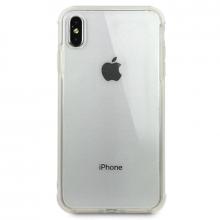 Чехол для iPhone XS Max Glazy силикон (Белый)