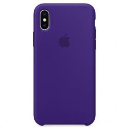 Чехол для iPhone X Силиконовый , цвет «ультрафиолет»
