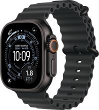 Apple Watch Ultra 3 (2025) 49mm Black Titanium Case with Black Ocean Band