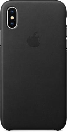 Чехол для iPhone X под кожу , цвет (Black)