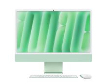 Моноблок Apple iMac 24 Retina 4,5K (M4, 10C CPU/10C GPU, 2024), 16 Гб, 256 Гб SSD, зеленый (MWUY3)