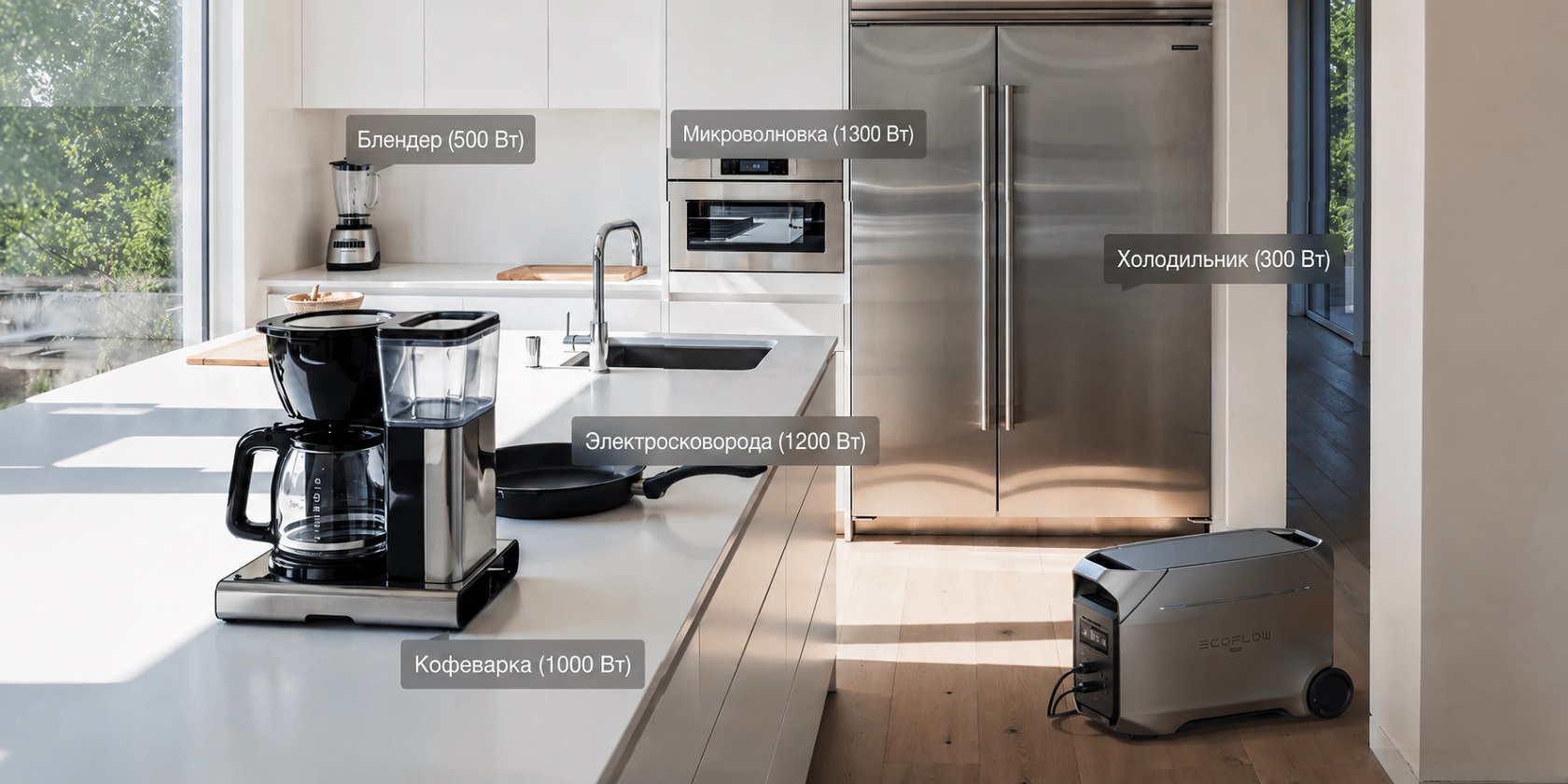 Передняя панель EcoFlow DELTA 3 Ultra